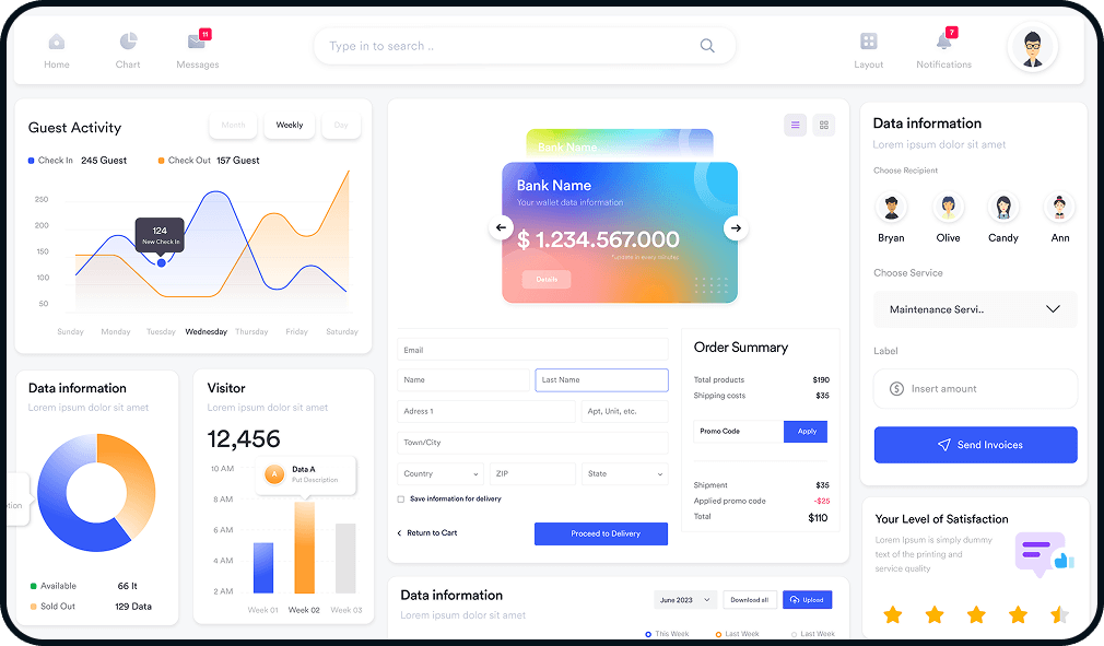 Fundifine CRM Dashboard